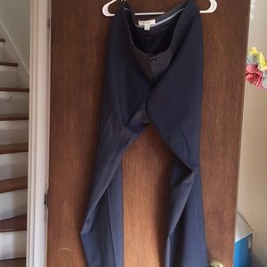 Pinstripe Banana Republic Logan Fit pants